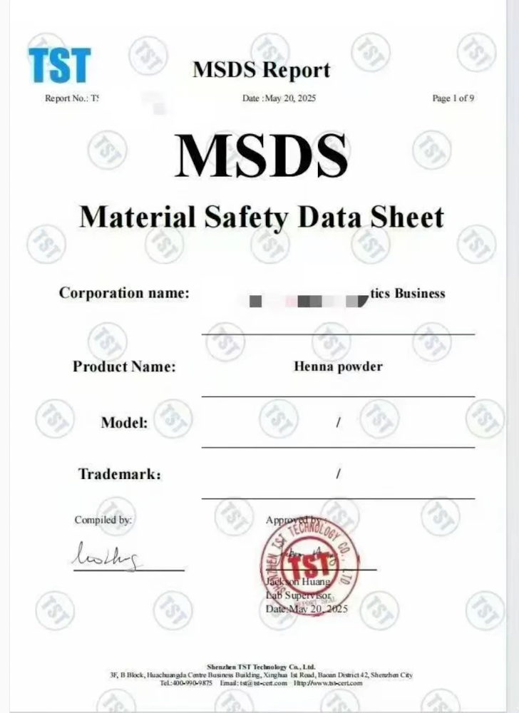 MSDS