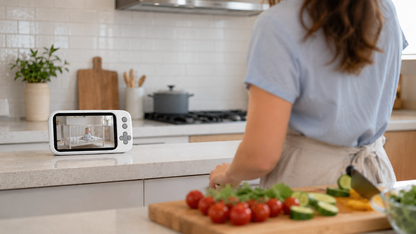 Hands-free in the kitchen